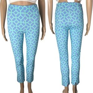 Gretchen Scott GripeLess Pull On Stretch Geometric Pants